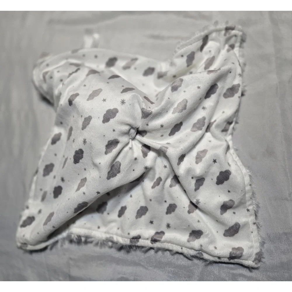 Carters Just One You Grey White Bear Print Lovey 13